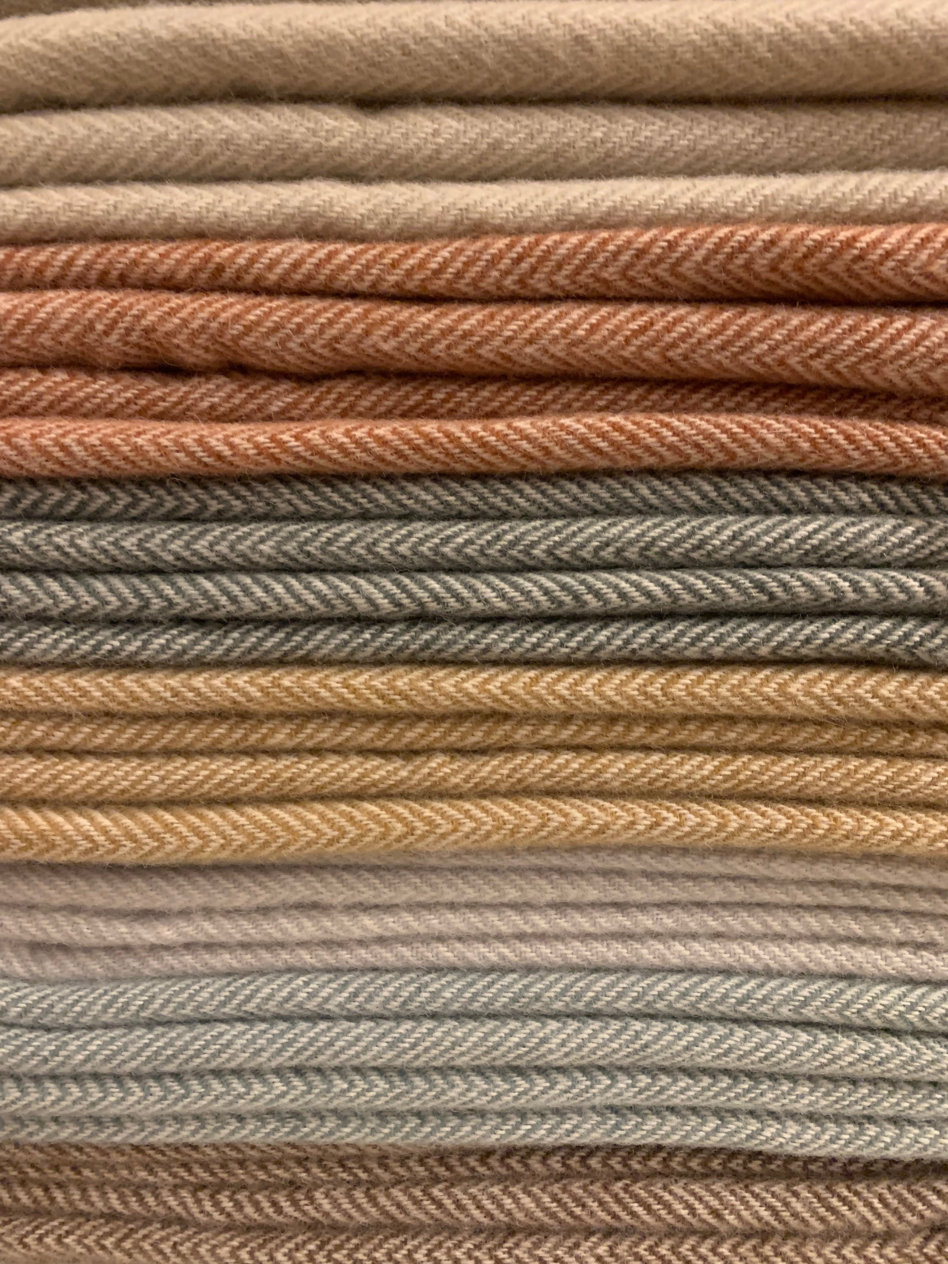 Herringbone Throws