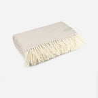 Palliser Ridge - Lambswool Throw Herringbone - Fawn