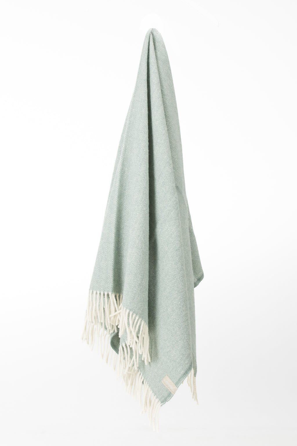 Palliser Ridge - Lambswool Throw Herringbone - Sage
