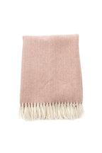 Palliser Ridge - Lambswool Throw Herringbone - Blush