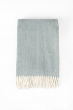 Palliser Ridge - Lambswool Throw Herringbone - Sage