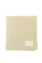 Baby and Beyond "Wonky Waffle" Pure Lambswool Baby Blanket Fawn